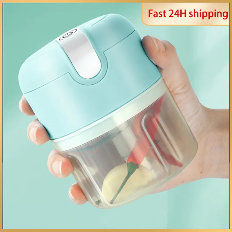 

DTVANE 250ml Meat Grinder Mini Food Garlic Vegetable Chopper Crusher Rechargeable Food Processors Mixer Kitchen