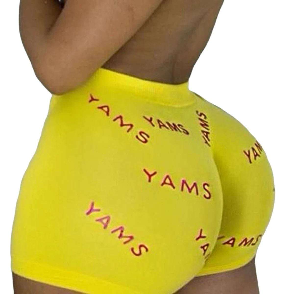 

Booty Shorts Womens Summer Casual Shorts Pants Personality Print Pattern Elastic High Waist Tight-fitting Biker Shorts