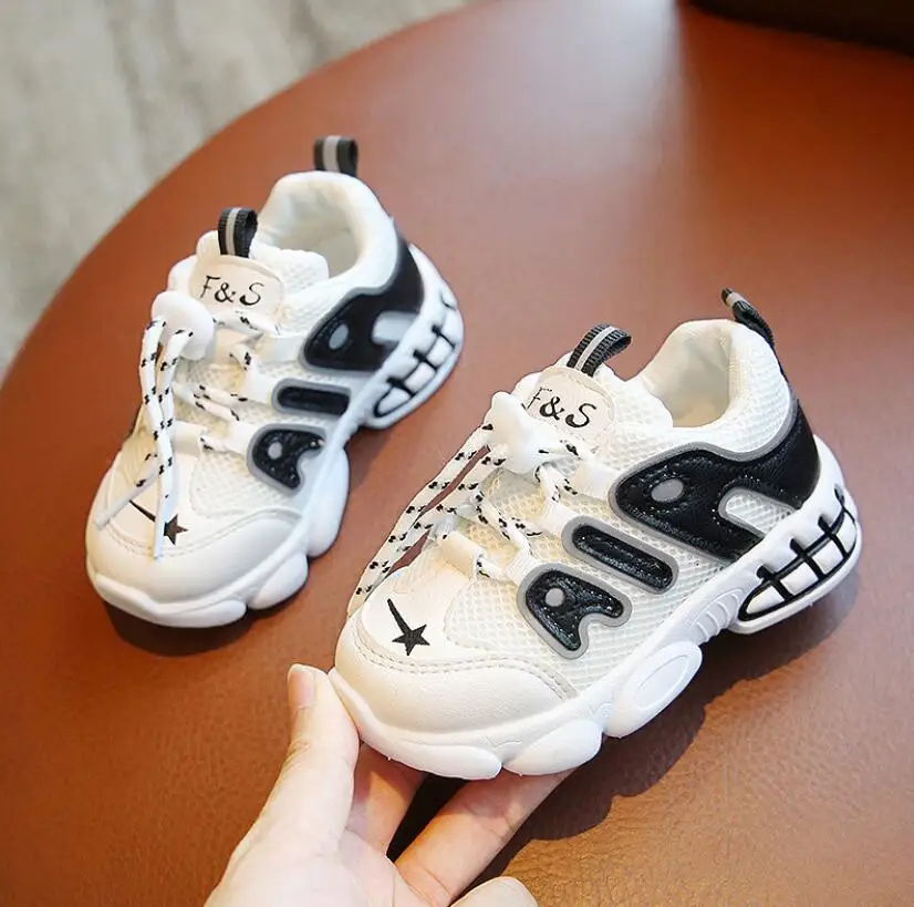 

Autumn Kids Shoes Baby Boys Girls Children's Casual Sneakers Breathable Soft Anti-Slip Running Sports Shoes Size 21-30