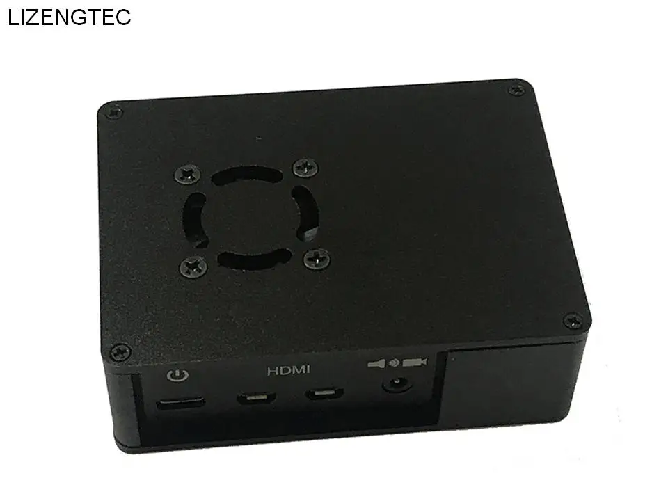 Бесплатная доставка LIZENGTEC Новый дизайн Алюминиевый чехол для Asus Tinker Board & Raspberry Pi 4B