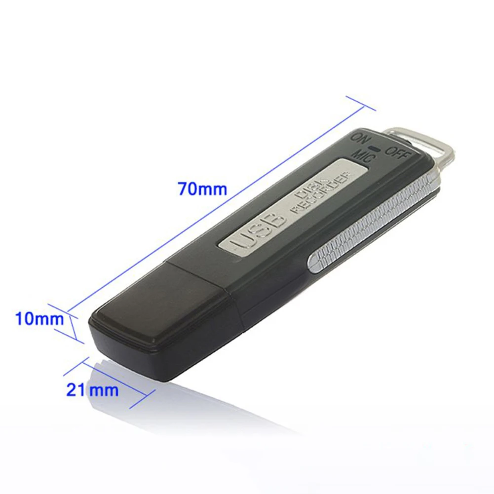 

Voice Recorder USB Flash Drive Zinc Alloy Pendrive Jump Drive for Desktop Laptop PC Speaker Car External Storage 4G/8G/16G