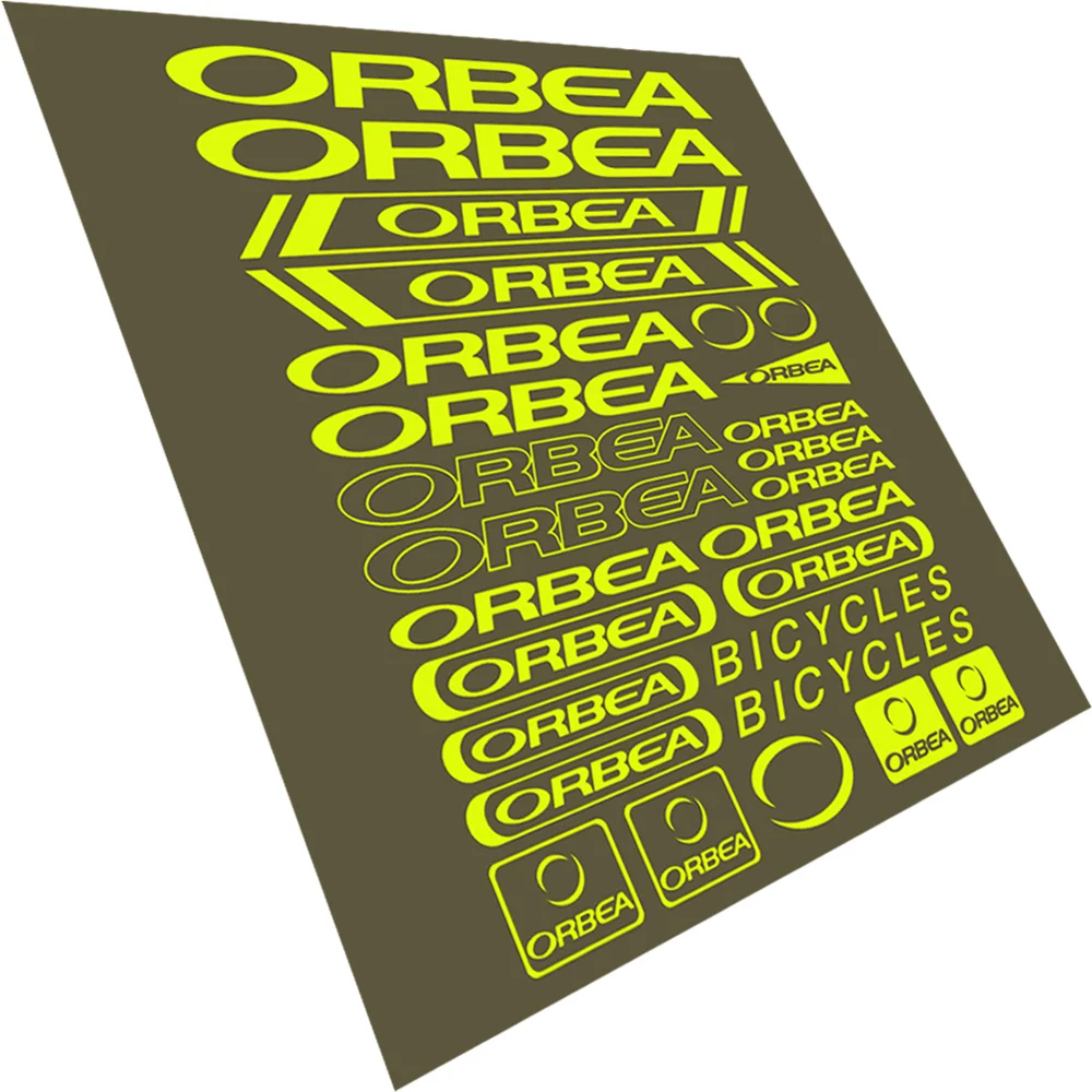 Виниловые графические наклейки для горного велосипеда ORBEA на раму кузов