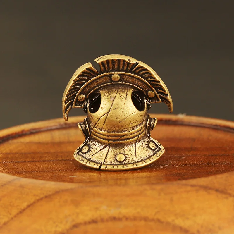 Латунный брелок подвеска в виде черепа лица стиле панк|Брелоки| |