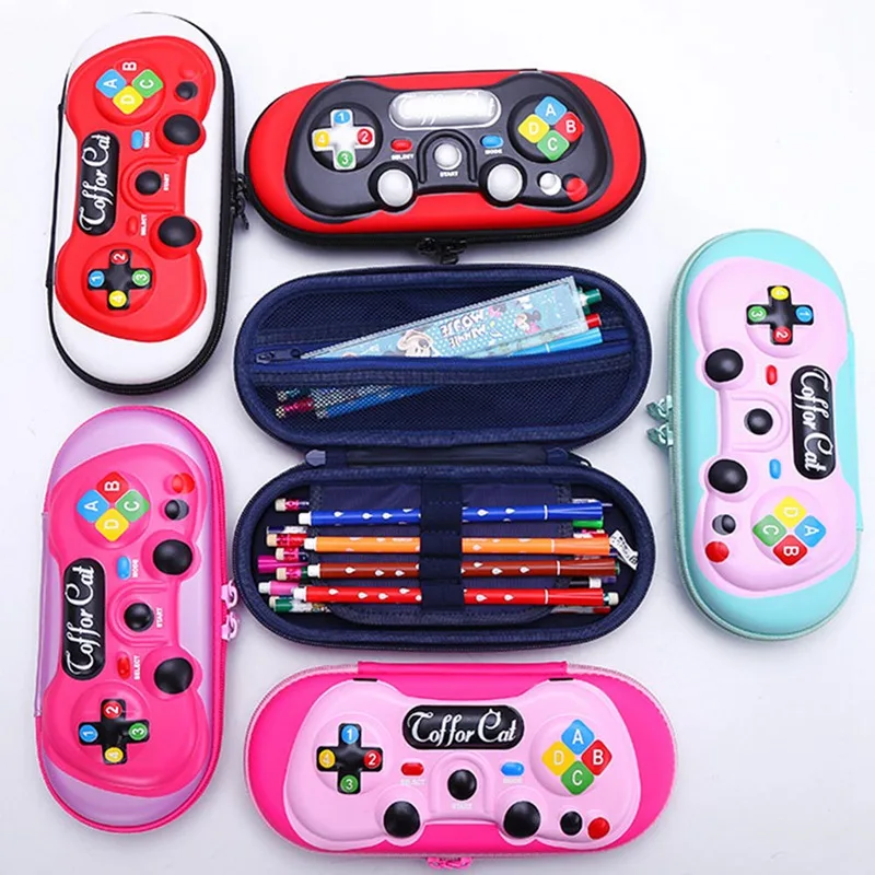 

Student Boys Game Pencil Case Hard Shell Game Machine Pencil Stationery Pencilcase Pen Marker Bag Storage Pouch School Supplies