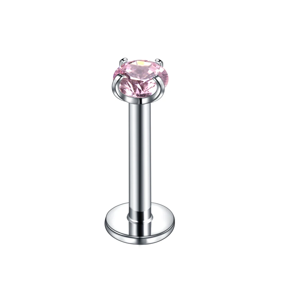 1Pc Flexible Labret Lip Ring Ear Helix Tragus Cartilage Studs Stainless Steel Piercing Mixed Color Body Jewelry | Украшения и