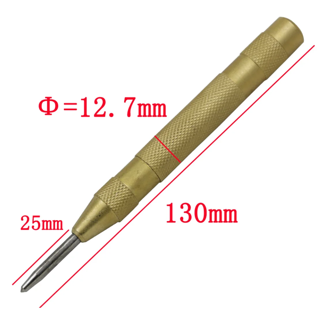 

5 Inch Automatic Center Pin Punch Spring Loaded Marking Starting Holes Tool Wood Press Dent Marker Woodwork Tool Drill Bit