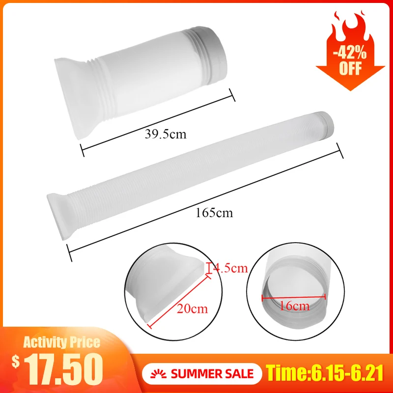 39 5 165 см гибкий воздушный кондиционер выхлопной шланг Вентиляционная труба