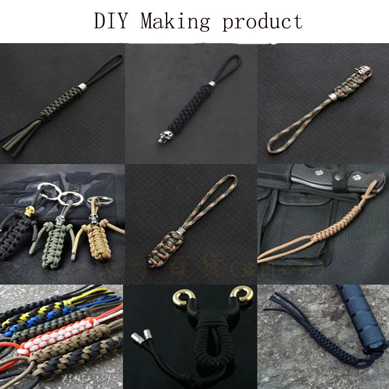 30 м паракордовая веревка 550 парашютный походный наружный шнур 7 нитей 100 футов