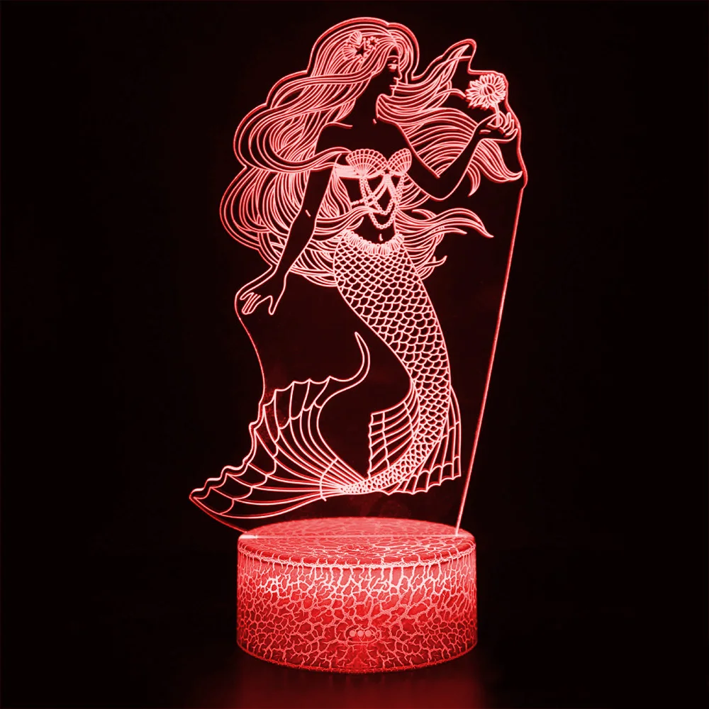 Детские ночники светильник ночное 3D светодиодный Ночной Творческий Настольная