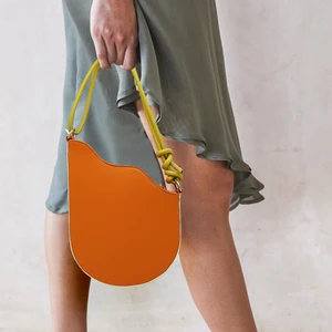 Fashion Spring New 2020 Personalized Wave Adjustable Strap Shoulder Crossbody Semicircle Saddle Bag Casual Womens Handbag