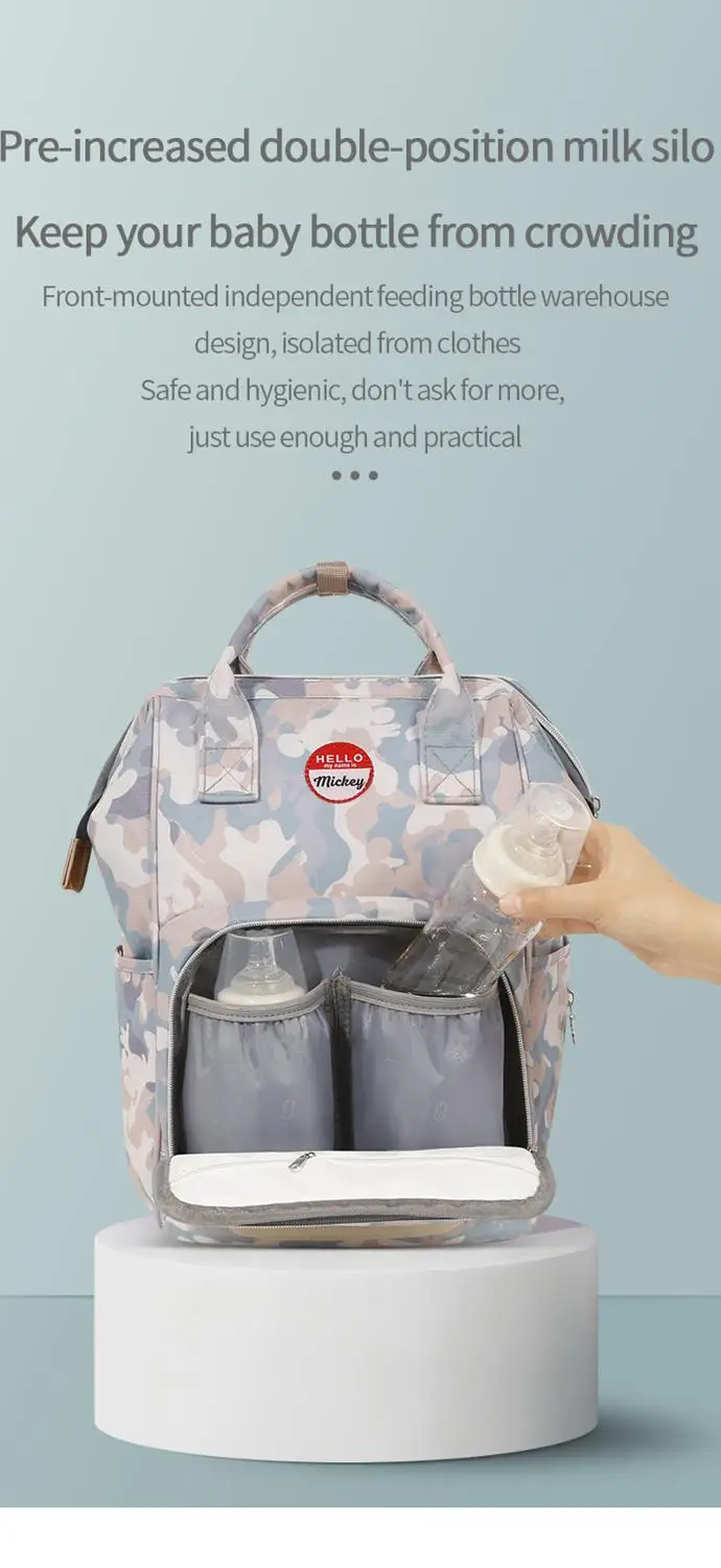 

Disney Fashion Diaper Bag Backpack USB Mummy Maternity Nappy Bag Large Capacity Travel Nursing Bag Baby Care Women's Fashion Bag