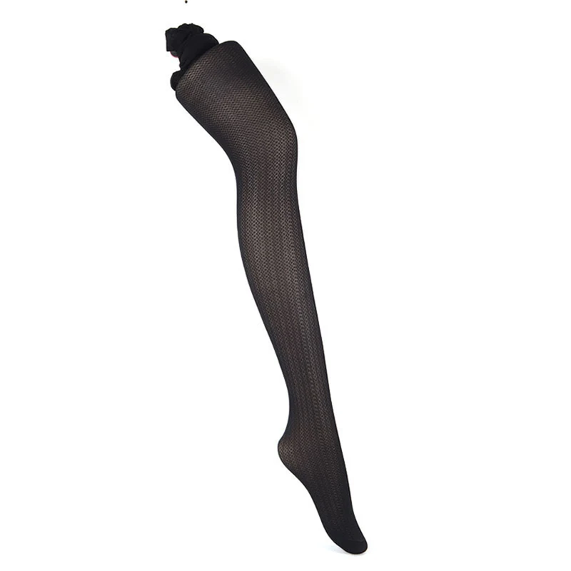 S6-Black FENNASI, сетчатые колготки в горошек, липкие женские колготки, модные, сексуальные, тонкие, черные, милые, с бантом, с принтом, в полоску, популярные, женские колготки - Цвет: S6-Black