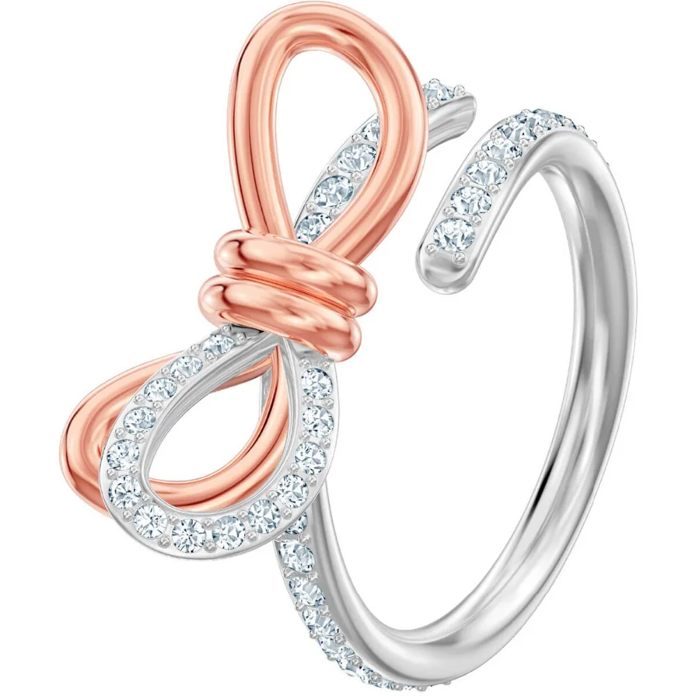 

High Quality Hot-selling Boutique Fashion Charm Bow Two-color Three-Dimensional Wide Y-shaped Long Necklace Gift Box