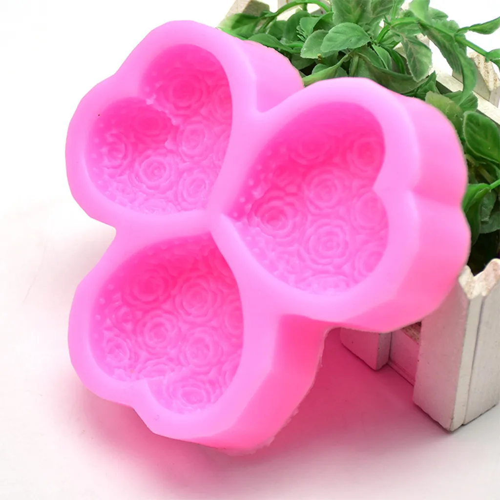 Любовное сердце искусственная помадка форма для поделок инструменты украшения