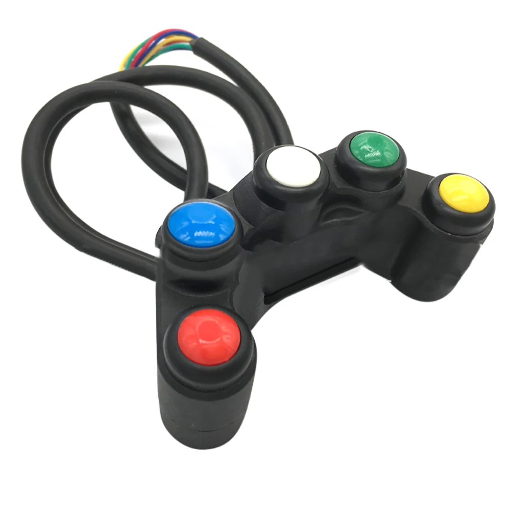 Универсальные переключатели для мотоциклов 5 кнопок гоночных велосипедов 22 мм