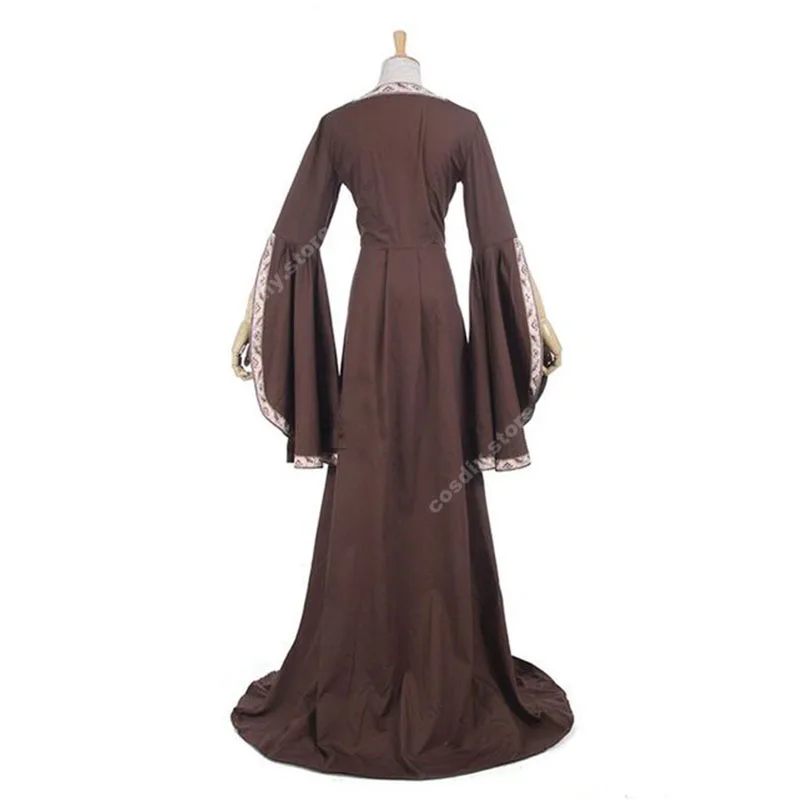 Средневековый Ренессанс принцесса кельтский костюм женский элегантный пол