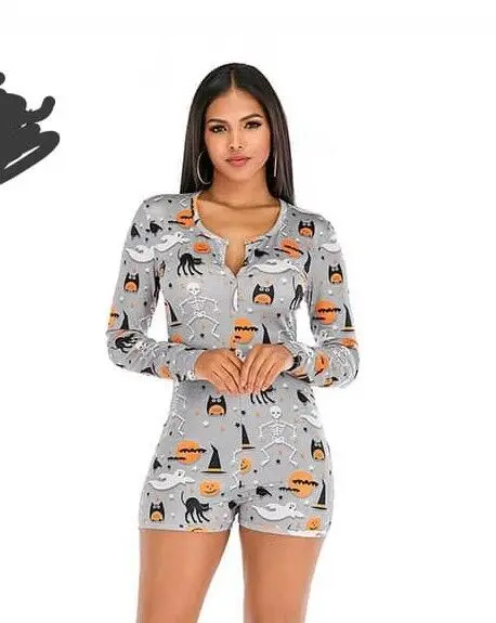 

New Fashion Womens Rainbow Sexy Bodysuit, Casual Living V Neck Long Sleeve Regular Skinny Print Romper