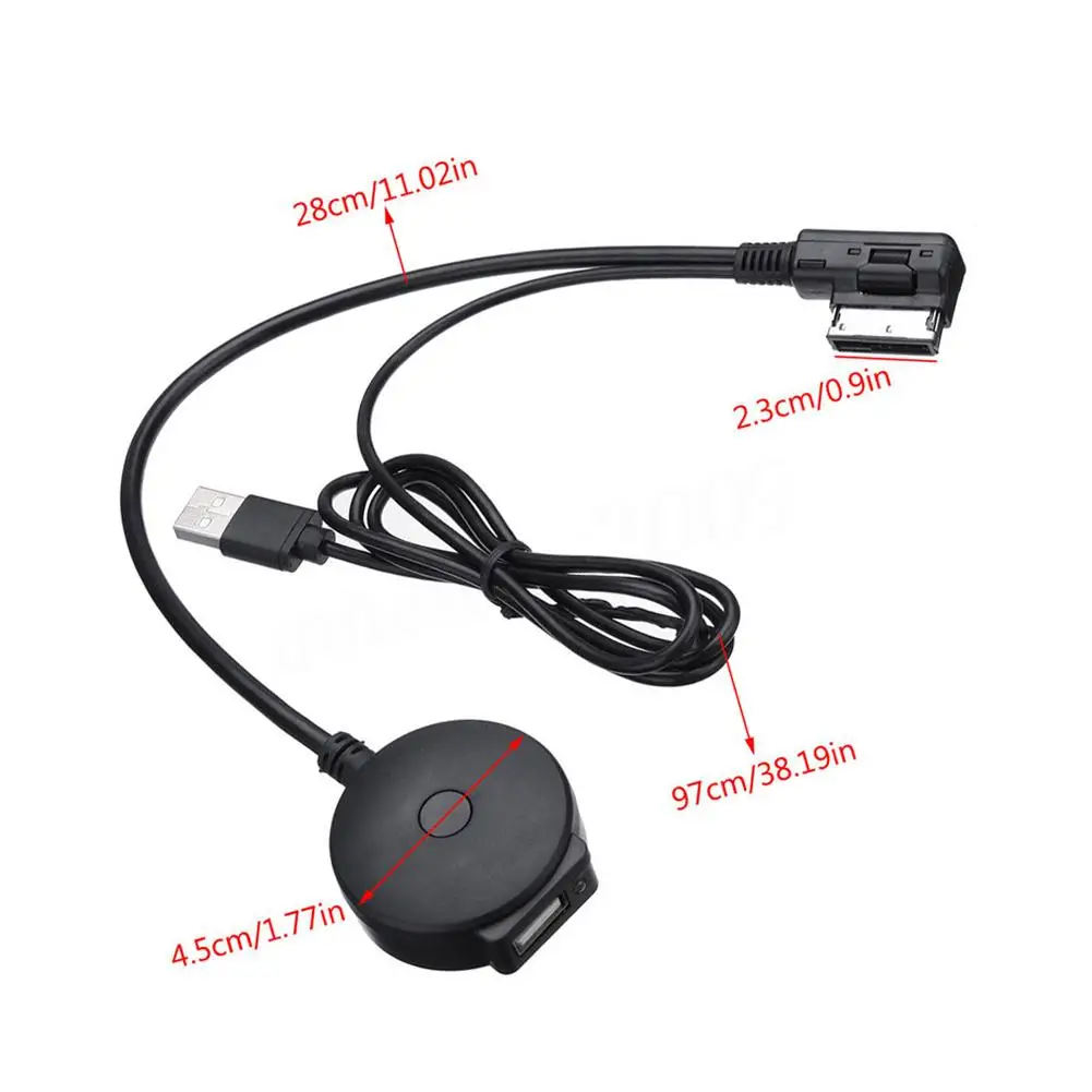 Медиа в AMI MDI к Bluetooth аудио Aux и usb кабель 10 см для автомобиля VW AUDI A4 A6 Q5 Q7 до