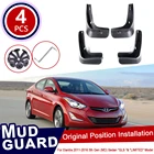 4 шт., брызговики для Hyundai Elantra MD 2011  2016, брызговики для автомобилей, брызговики, аксессуары 2012 2013 2014 2015