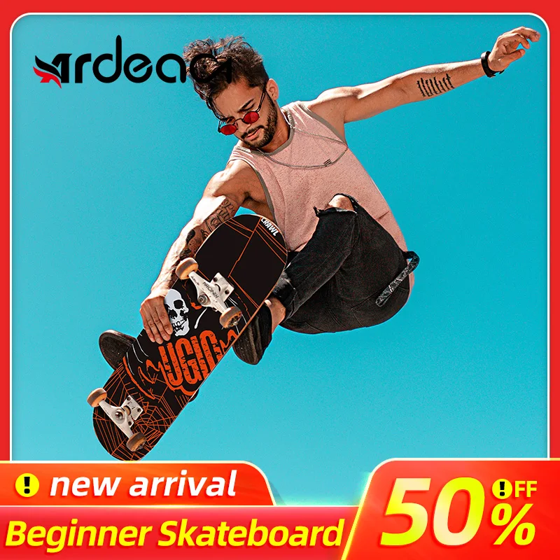 Ardea скейтборд двойной рокер доска коньки longboard Россия Клен деревянная палуба для