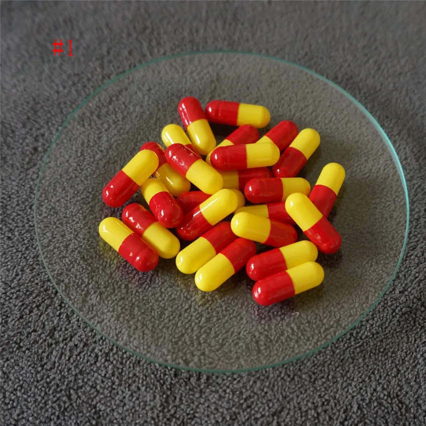 

1# 1000/5000pcs High Quality Portable Hard Gelatin Empty Capsules, Hollow Gelatin Capsules ,DIY Joined or Separated Capsules