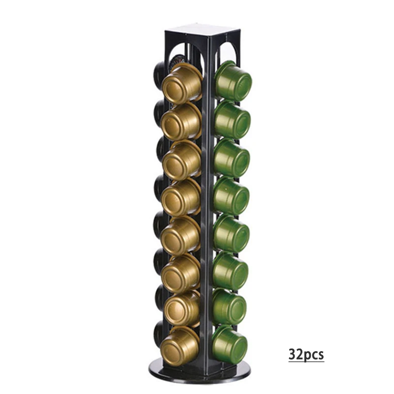 Вращающаяся подставка для капсул держатель кофе башенка дозирования Nespresso