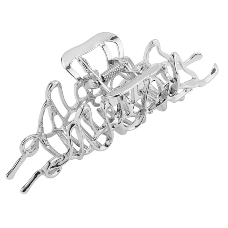 

Большие металлические заколки для волос 67JF, заколка для волос неправильной формы, нескользящая прочная заколка, новинка, аксессуары для вол...