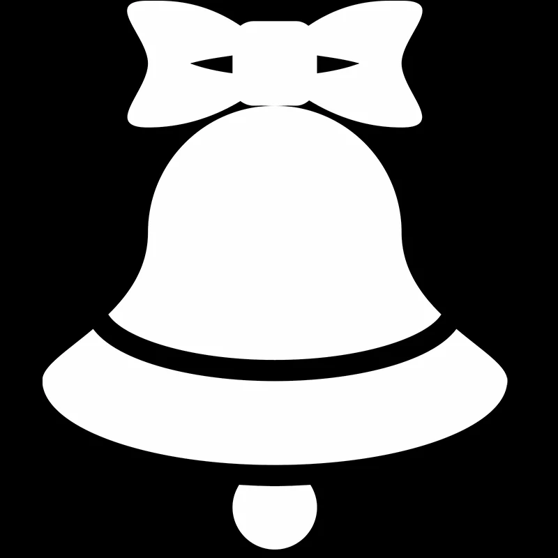 Наклейка с маленьким колокольчиком виниловая декоративная наклейка для