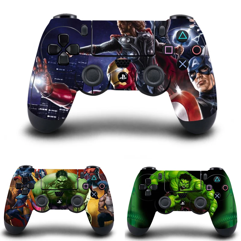 Marvel's наклейки &quotМстители&quot PS4 контроллер виниловое покрытие Наклейка для sony