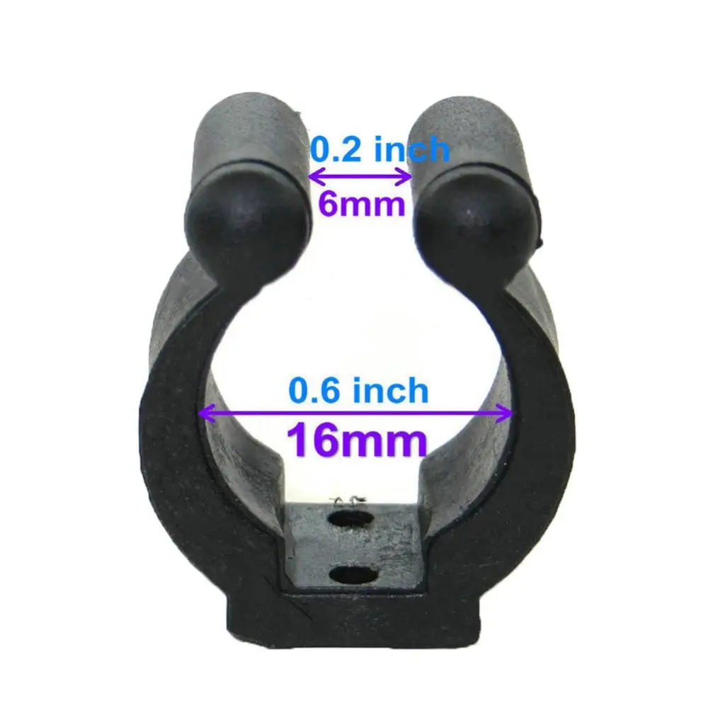 

80%HOT 20Pcs Fishing Rod Storage Clips Pole Clamp Holder Organizer Wall Mounted Rack