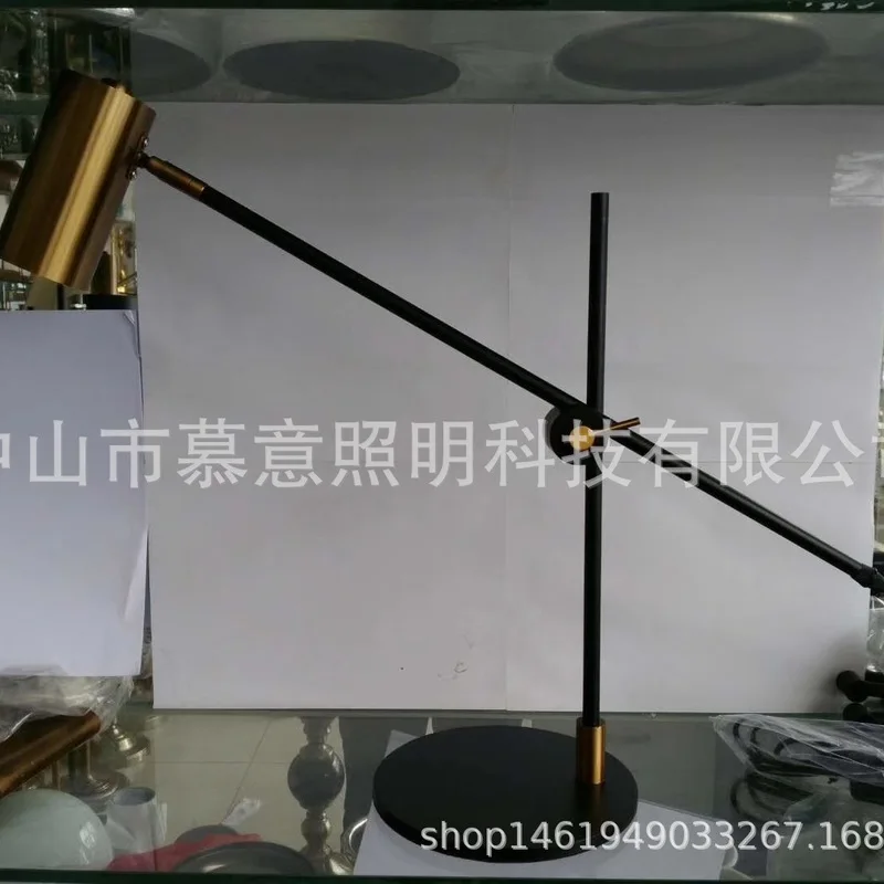 Современные новые черные светодиодные настольные лампы для спальни