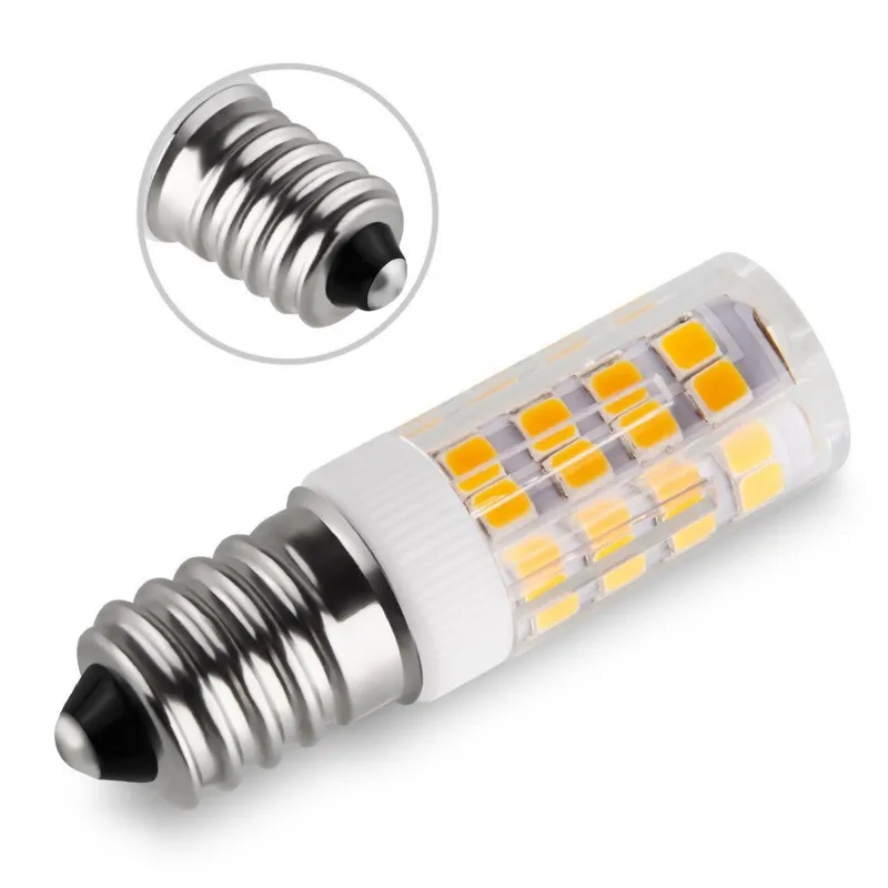 Миниатюрная Светодиодная лампа E14 SMD2835 сменные галогенные лампы для люстры угол