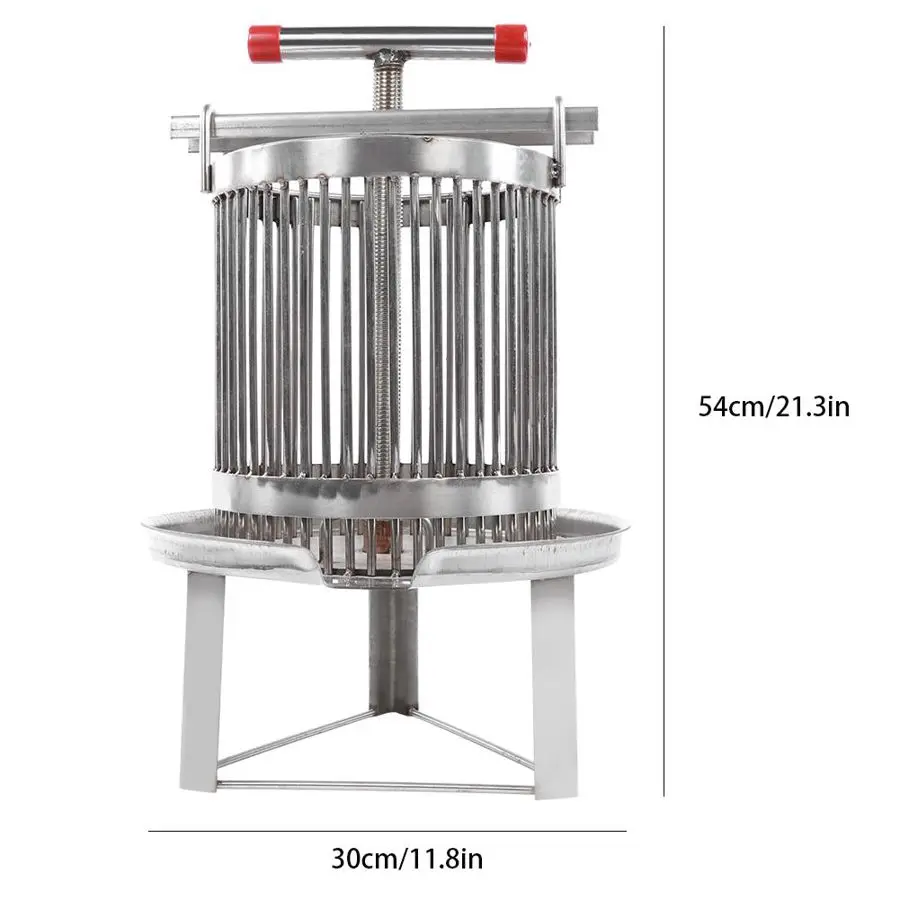 Домашний ручной пресс для меда из нержавеющей стали воска принадлежности