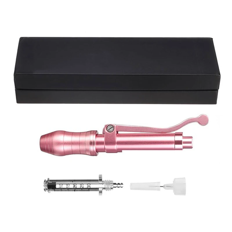1Pen 1syringe 1need 0,3 мл розовая ручка для инъекций губ, гиалуроническая ручка, без иглы, пистолет для мезотерапии, шприц для наполнения губ, против морщин, кожи, лица - Цвет: 1Pen 1syringe 1need