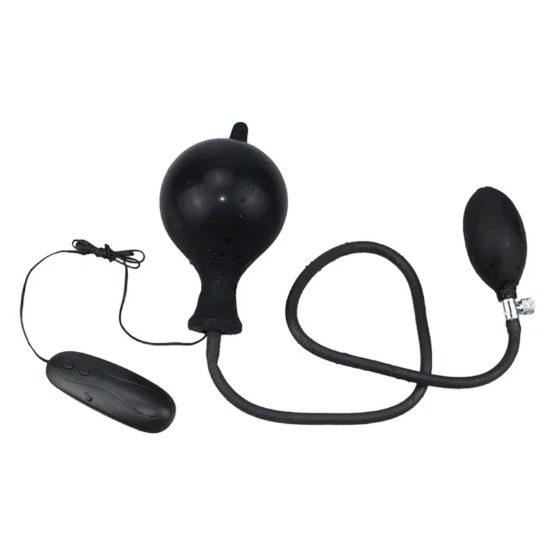 10 Frequency Vibration Inflatable Anal Butt Plug Oversize Silicone Anus Dilator Adult Sex Toys for Couples Vibrator | Красота и