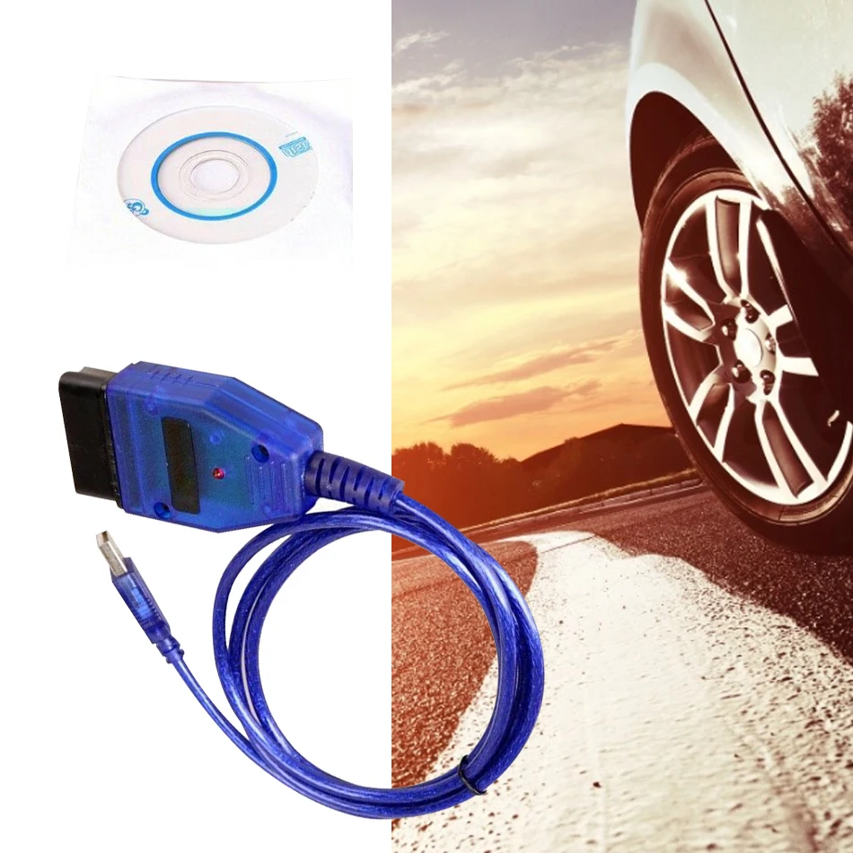 

For VW Audi Seat Volkswagen Skoda Blue VAG-COM 409.1 Vag Com 409Com Vag KKL OBD2 USB Diagnostic Cable Scanner Interface