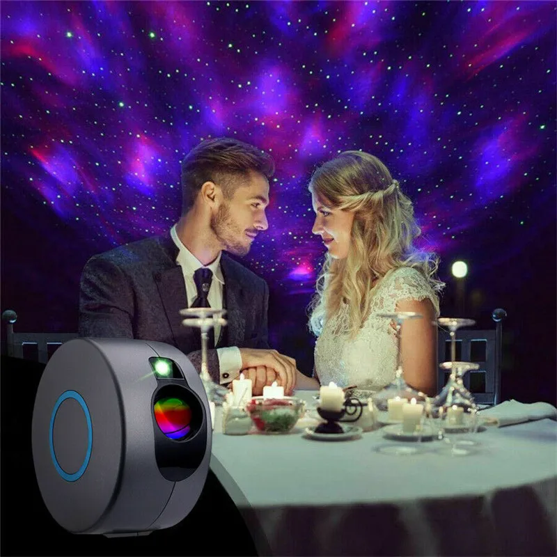 

Вращающийся светодиодный проектор, звездное небо, океанская волна, звезда, галактика, ночник, USB лампа для бара MOWA889