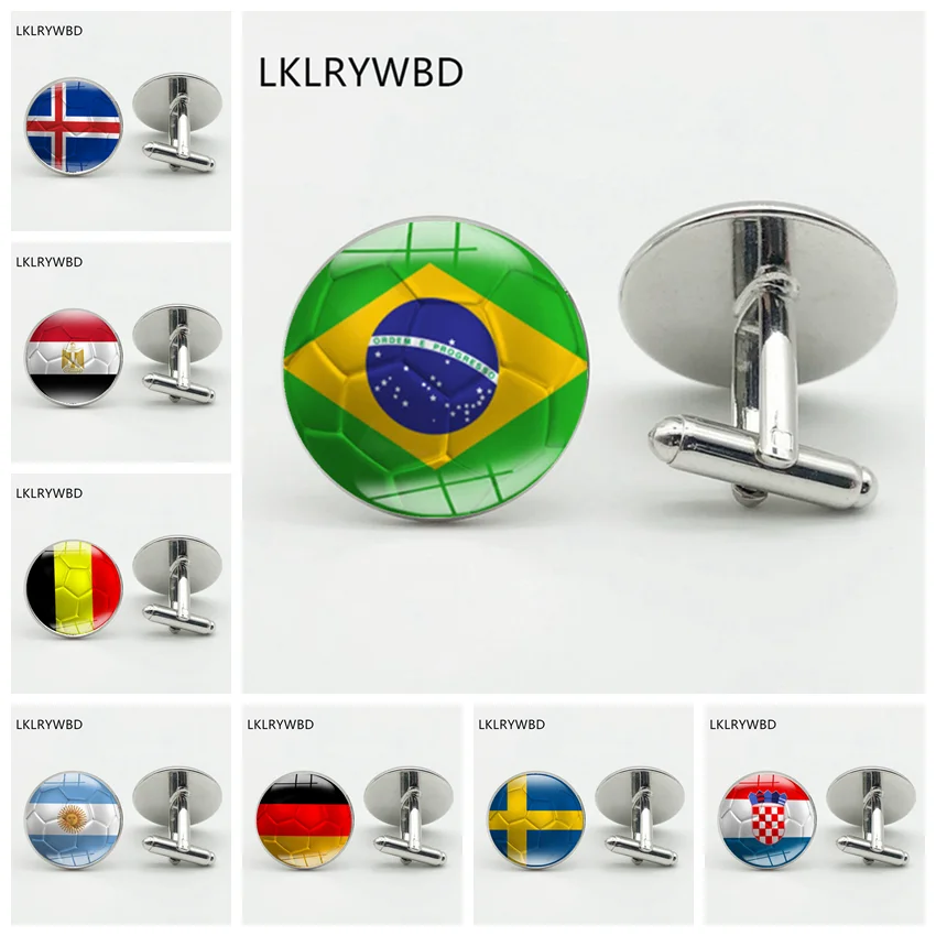 LKLRYWBD/Новый 32 яркий флаг женский Декоративный Круглый Стеклянный Кубок мира по