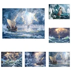 Многофункциональный холст с изображением Иисуса Христа, Подарочный холст для любителей Иисуса Христа, холст с изображением бога, католический подарок, домашний декор