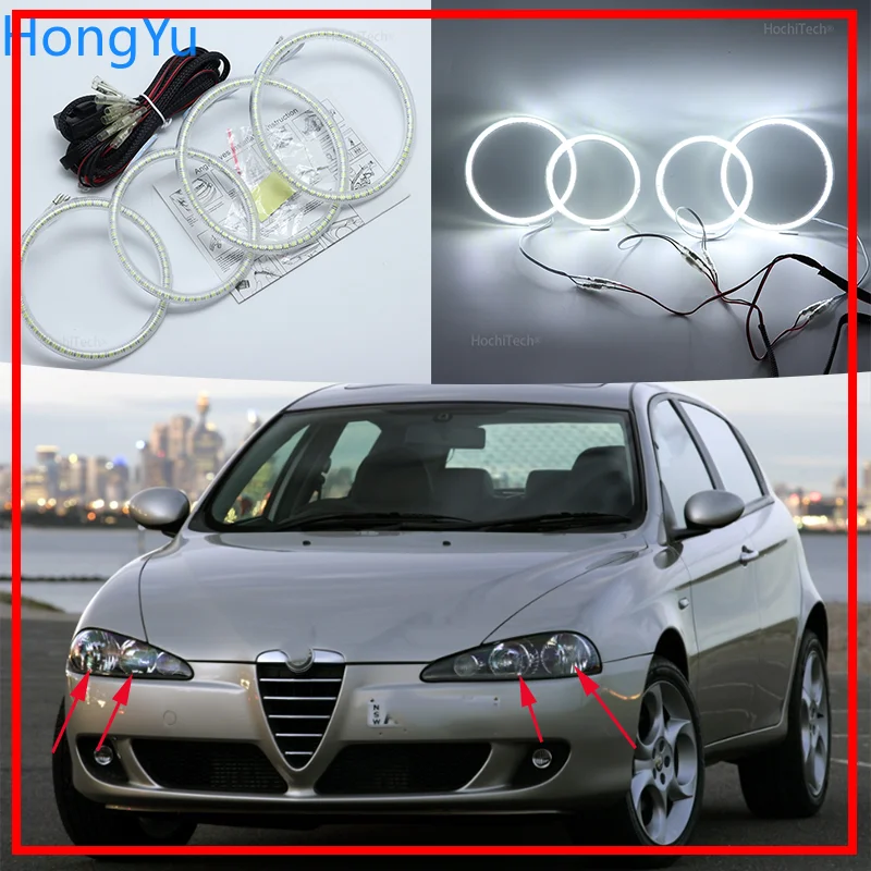 Для Alfa Romeo 147 2005 2006 2007 2008 2009 2010 супер яркий белый цвет 3528 SMD комплект светодиодов