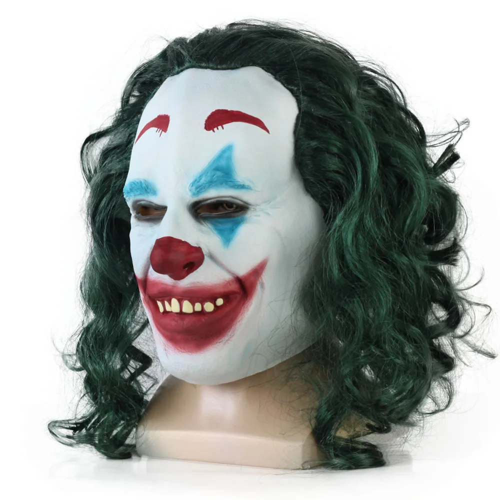 Маска Джокера 2019 ужасная маска из фильма клоун для косплея Хоакин Феникс Артур