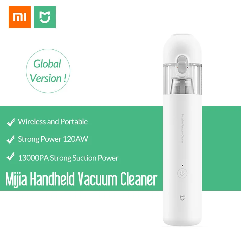 

Пылесос Xiaomi Mijia ручной, глобальная версия Вт, 120 Вт