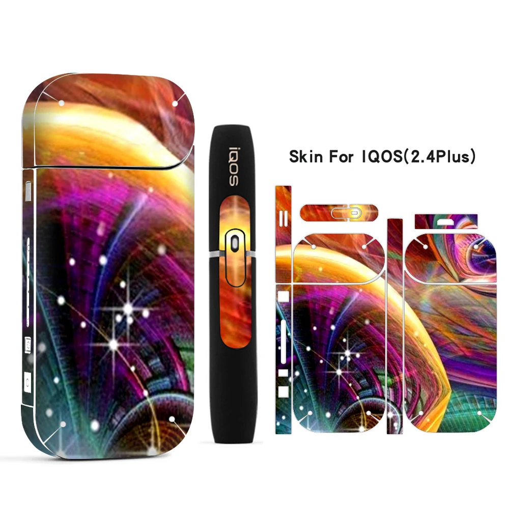 Galaxy наклейка печать кожи для IQOS наклейка 2,4 Plus 2,4 p электронная сигарета обложка чехол