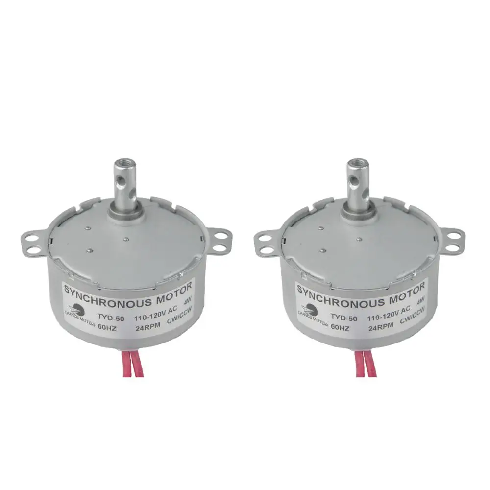 2 шт. электродвигатель с постоянным магнитом 110 В 24 об./мин.|Двигатель переменного