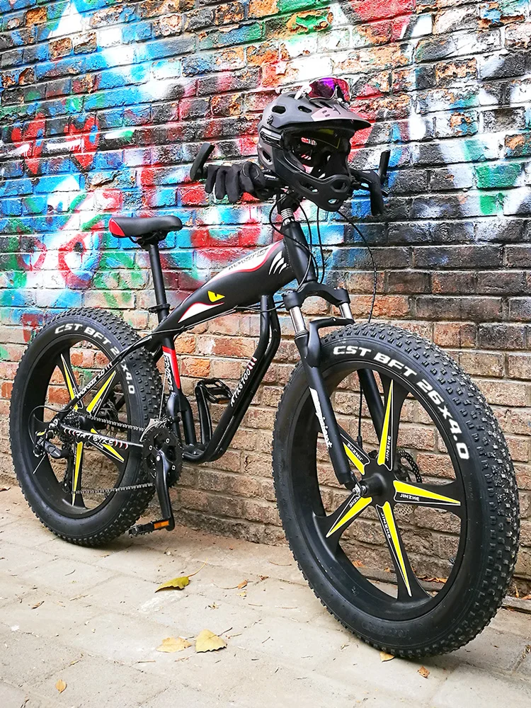 Амортизирующий диск из алюминиевого сплава шина 4 0 горный велосипед снежный