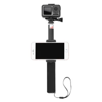 self selfie stick handheld extendable pole monopod phone holder adapter for gopro hero 9 8 10 camera accessories