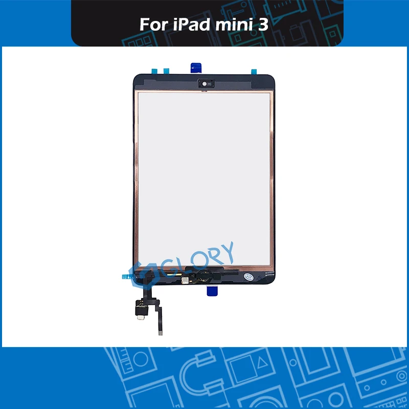 Новая сенсорная панель A1599 A1600 для iPad Mini 3 дигитайзер сенсорный экран Переднее
