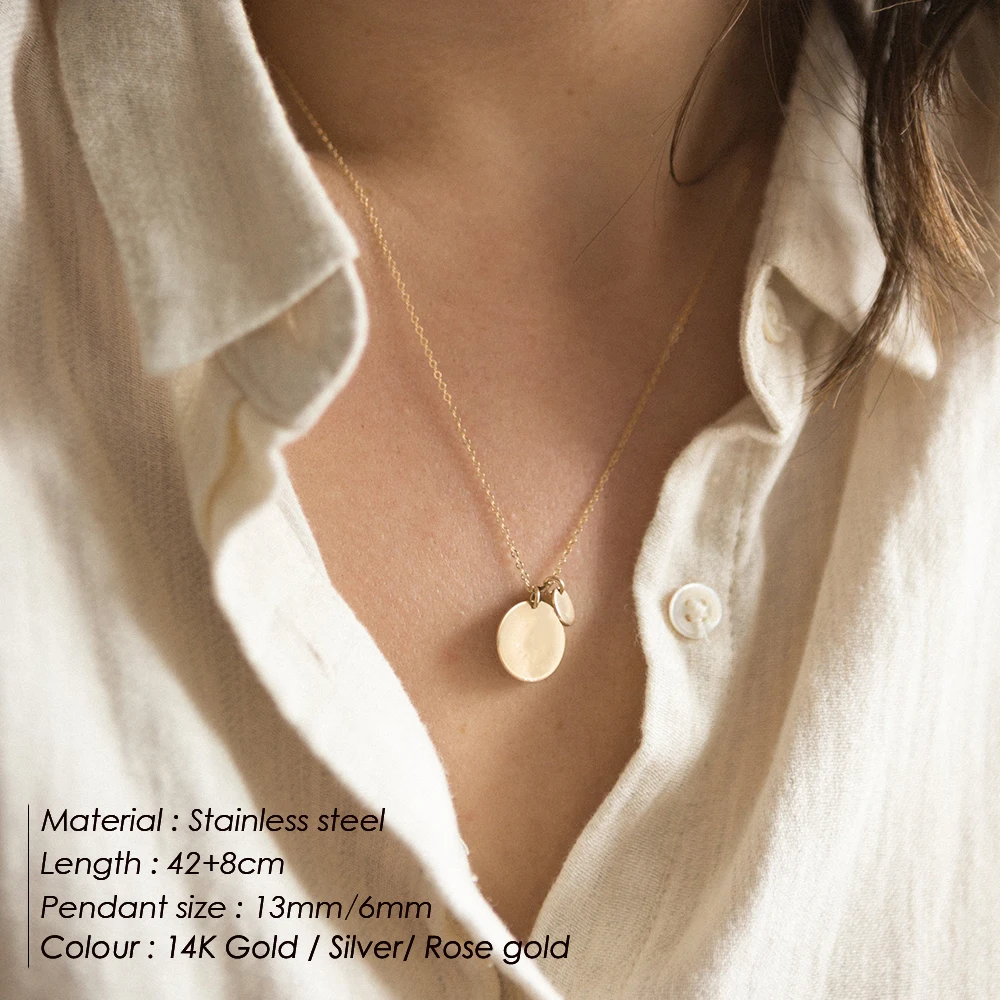 EManco ожерелья с гравировкой имени для женщин персонализированное ожерелье чокер