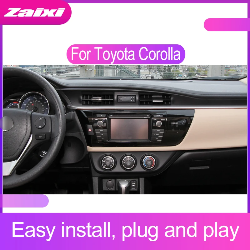 Аксессуары для Toyota Corolla 2013-2018 автомобильный мультимедийный плеер на Android головной