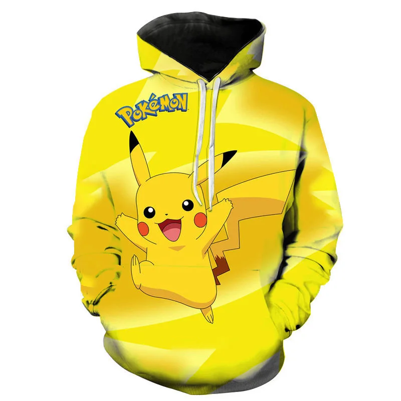 

New Streetwear Men Women Children Casual Sweatshirts Pokemon 3D Printed Cartoon Anime Men Women Unisex Hoodies Pullover Jacket